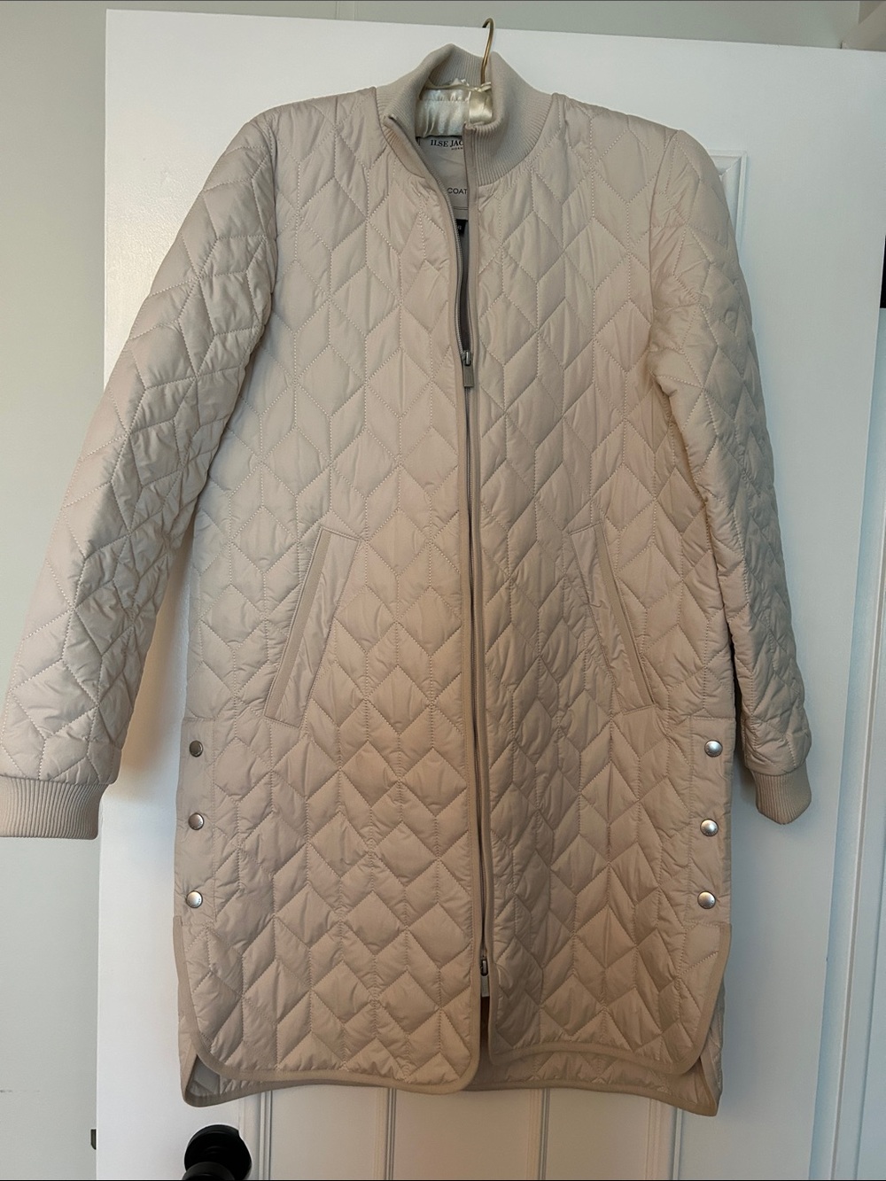 Ilse Jacobsen Quilted Jacket in Light Beige